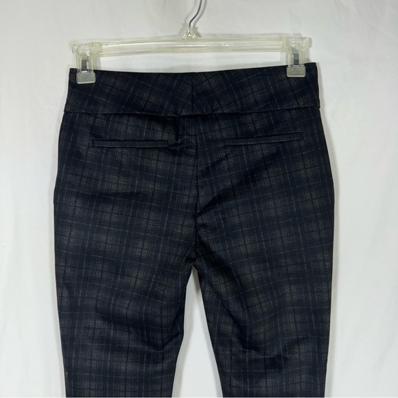Dalia Plaid Pull-On Ponte Pants - Picture 6 of 8